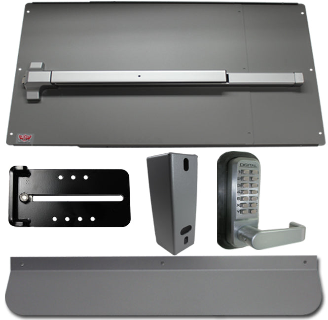 Lockey PS-61 Security Kit Panic Bar and Panic Shield With PB1100
