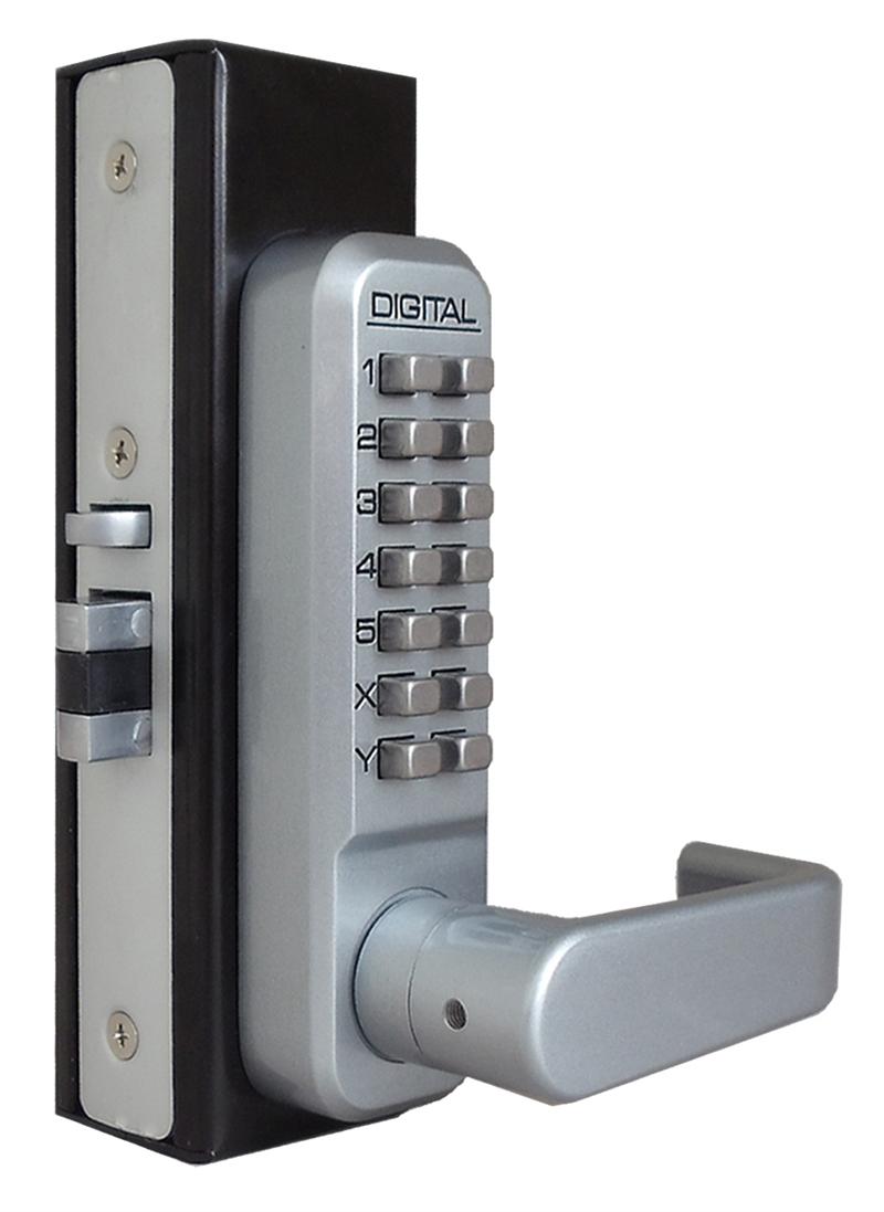 Lockey 2985 Keyless Mechanical Digital Adams Rite Stile Latch Door Lock