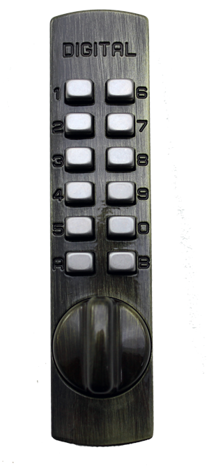 Lockey C120 Keyless Mechanical Digital Cabinet or Door Lock