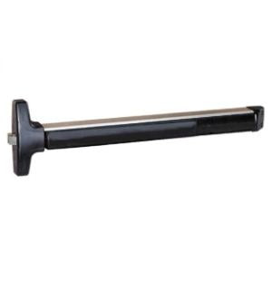 Detex V-40 Rim Panic Exit Device Standard Door Stile Weather Resistant 36"| Size and Color| 36" Door Silver