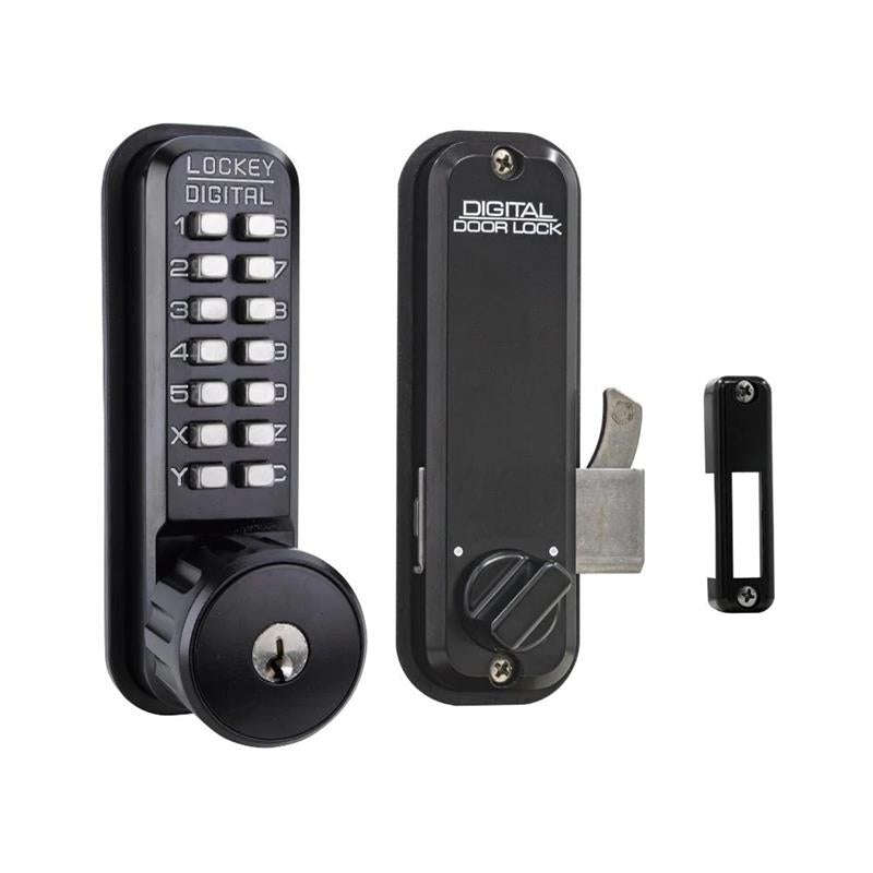 Lockey 2500KO Mechanical Digital Sliding Door Lock With Key Override